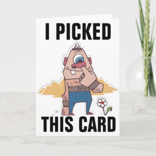 NOSE PICKER FUNNY BIRTHDAY CARDS KAART