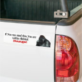 Nose Picking Gorilla Bumpersticker (Op Truck)