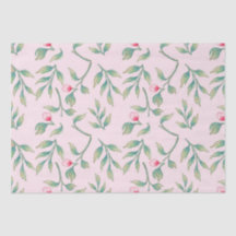 Nosegay Pink Floral Weefselpapier