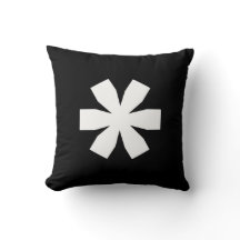 Nosetouch Press Asterisk Pillow