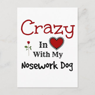Nosework Dog Briefkaart