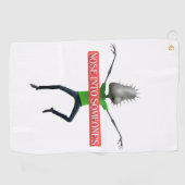 Nosey business golfhanddoek (Horizontaal)