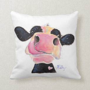 Nosey Cow 'Jammie Jessie' Throw Cushion Kussen