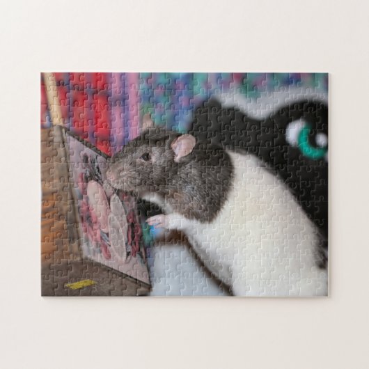 Nosey rat legpuzzel (Horizontaal)