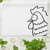 Nosey Rooster Kitchen Towel Theedoek (Gevouwen)