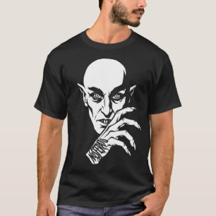 Nosferatu 1922 Graaf Orlok Gezicht T-shirt