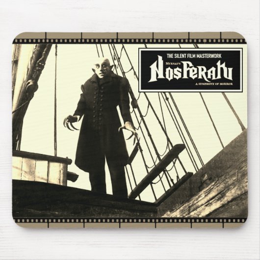 NOSFERATU: 1922 Horror meesterwerk Mousepad Muismat (Voorkant)