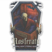 Nosferatu Coffin Edition Die-Cut Sticker - Gothiqu (Devant)