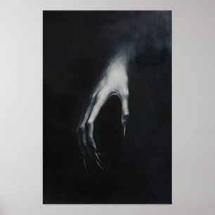 Nosferatu Dracula Klauwende Hand in Duisternis, Go Poster