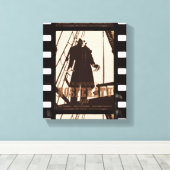 Nosferatu Filmstrip Canvas Print (Insitu (Houten vloer))