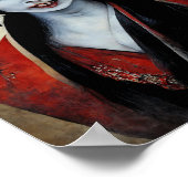 Nosferatu Geisha | Portret van een ampier Poster (Hoek)