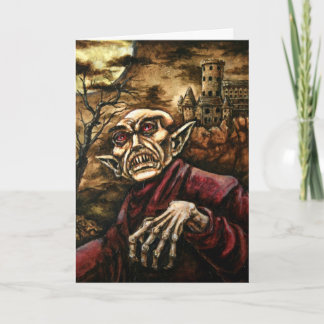 Nosferatu Halloween Kaart