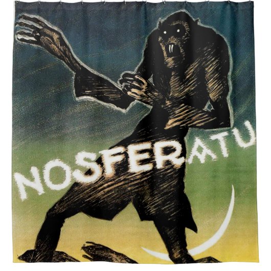 Nosferatu Movie Poster Douchegordijn (Voorkant)