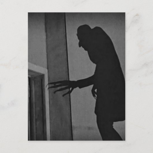 Nosferatu Shadow Briefkaart (Voorkant)