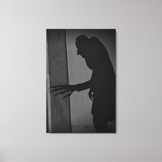 Nosferatu Shadow Movie Still Canvas Afdruk (Voorkant)