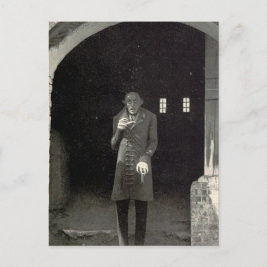 Nosferatu Vampire Briefkaart (Voorkant)