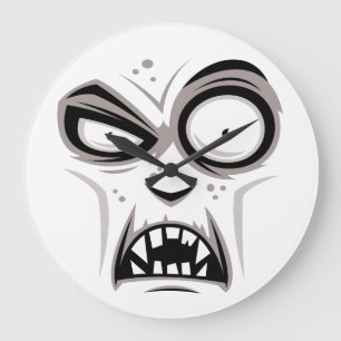 Nosferatu Vampire Face Grote Klok