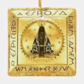 Nossa Senhora da Conceição Aparecida Keramisch Ornament (Voorkant)