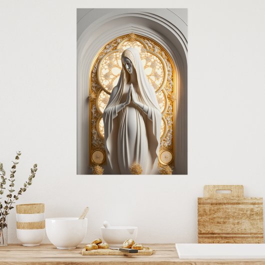 Nossa Senhora de Fátima - ByCreativeMinds Poster (Keuken)