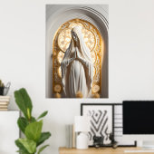 Nossa Senhora de Fátima - ByCreativeMinds Poster (Thuiskantoor)