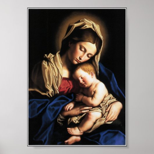 Nossa Senhora e o menino Jesus Poster (Voorkant)