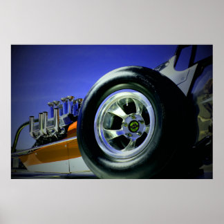Nostalgia Dragster Poster