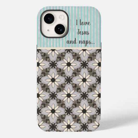 Nostalgia Floral Neutral Case-Mate iPhone Case (Achterkant)