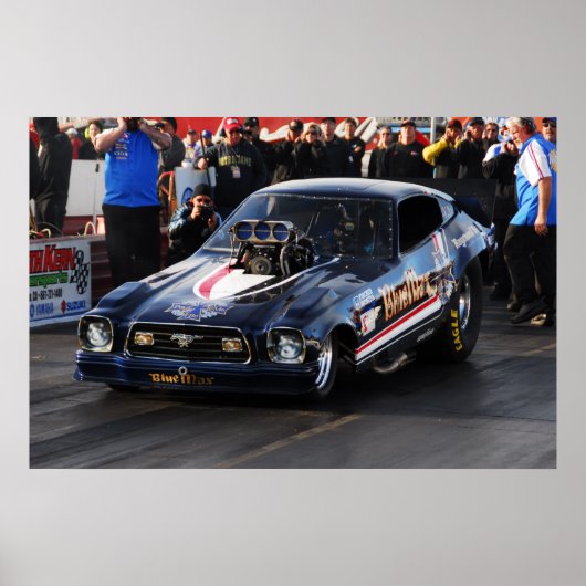 Nostalgia Funny Car Poster (Voorkant)