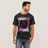 Nostalgia Rainbow Leopard Print Cute Squirrel 90s T-shirt (Voorkant volledig)
