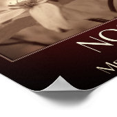 Nostalgia Sepia Dogwood Flower Poster (Hoek)