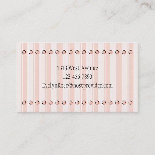 Nostalgic Calling Card Contactkaartje (Voorkant)