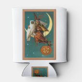 Nostalgic Happy Halloween Witch & Owl Blikjeskoeler (Achterkant)