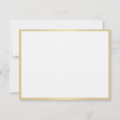 Nostalgic Look Gold Calligrafie Script Sjabloon (Achterkant)