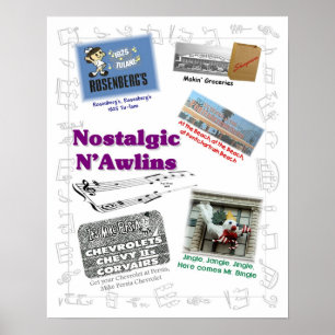 Nostalgic N'Awlins Jingles Poster