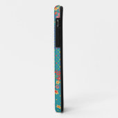 Nostalgic Prints Faux Patchwork iPhone 5/5s Coque (Dos/Gauche)