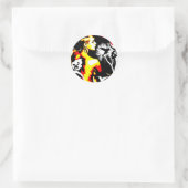 Nostalgic Seduction - Hummingbird Dance Ronde Sticker (Tas)