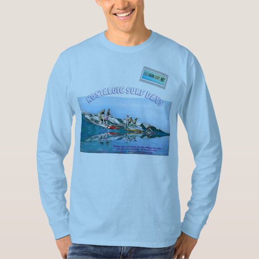 Nostalgic Surf Days T-shirt (Voorkant)
