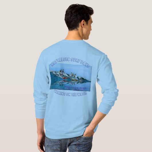 Nostalgic Surf Days T-shirt (Achterkant volledig)