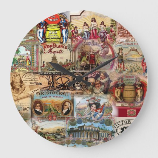 Nostalgie cubaine Horloge Vintage (Recto)