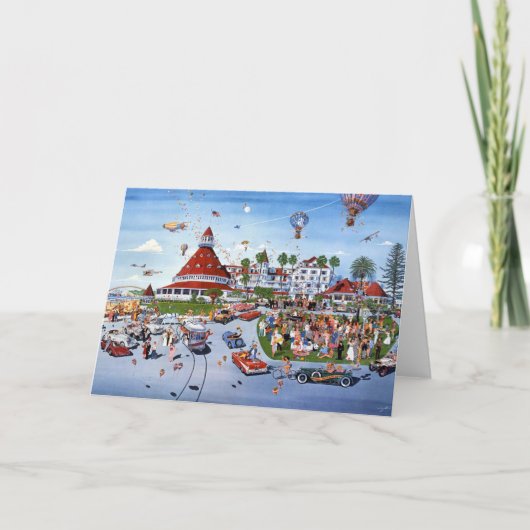 NOSTALGIE, HOTEL DEL CORONADOCALIFORNIA KAART (Voorkant)