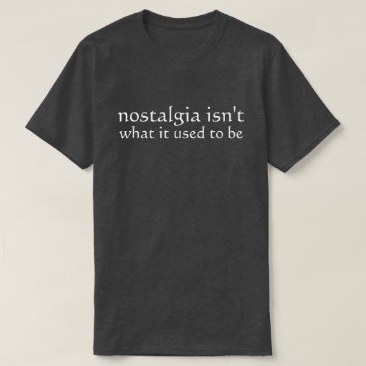 Nostalgie T-shirt (Design voorkant)