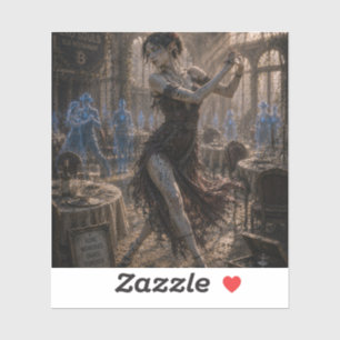 Nostalgie / Tangodanser / Oud Restaurant Sticker