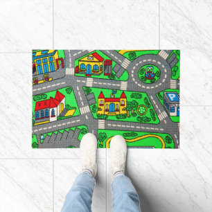 Nostalgie van 90 jaar, tapijtvloed van het spoor deurmat