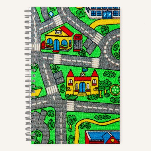 Nostalgie van 90 jaar, tapijtvloed van het spoor notitieboek (Voorkant)