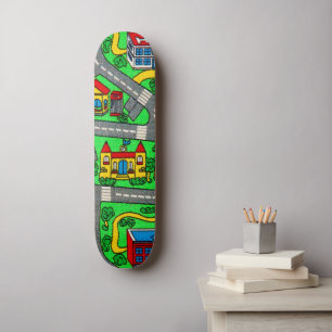 Nostalgie van 90 jaar, tapijtvloed van het spoor skateboard