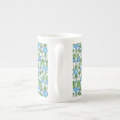 Nostalgique Blue Morning Glory Bone China Mug (Dos)