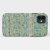 Nostalgique Blue Morning Glory iPhone 5/5s Coque (Dos (Horizontal))