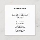 Nostalgique carte de visite Classique Style ancien (Dos)