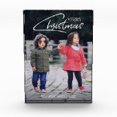Nostalgique Noël Script Bloc photo de vacances (Devant)