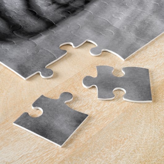 Nostalgique Noir et Blanc Puzzle (Côté)